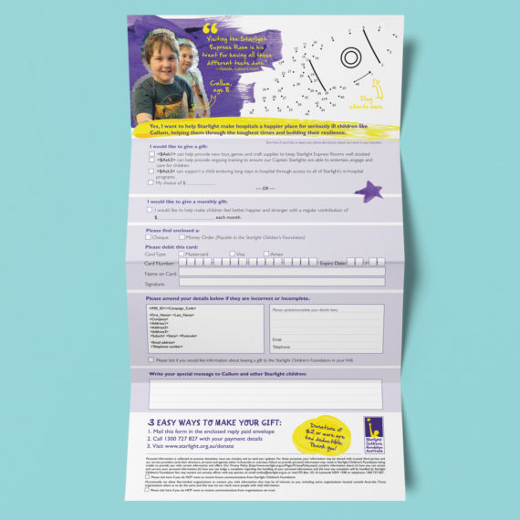 Starlight Children's Foundation Direct Marketing Campaign Spring